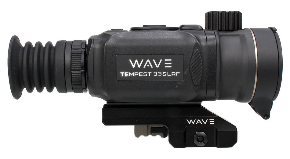 Wave Tempest 335 LRF Thermal Riflescope Black 3.3x 35mm 384x288 12 Micron 50Hz Digital Zoom 13.2x