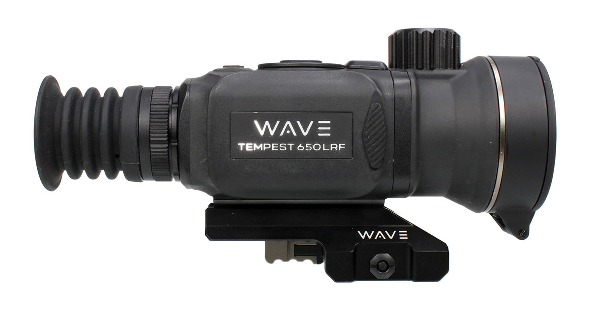 Wave WTS205 Tempest 650 LRF Thermal Rifle Scope Black 3x50mm Multi Reticle 640x512 12 Micron 50Hz 12x Digital Zoom