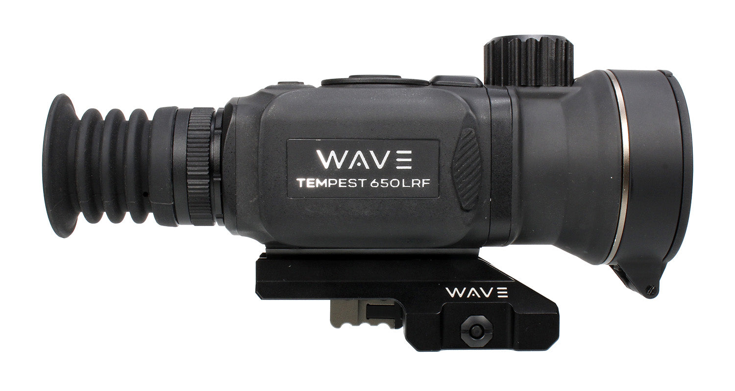 Wave WTS205 Tempest 650 LRF Thermal Rifle Scope Black 3x50mm Multi Reticle 640x512 12 Micron 50Hz 12x Digital Zoom