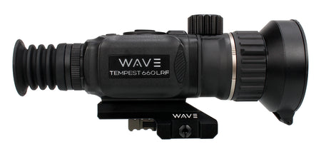 Wave Tempest 660D LRF Thermal Riflescope Black 3.4x 60mm 640x512 12 Micron 50Hz Digital Zoom 13.6x