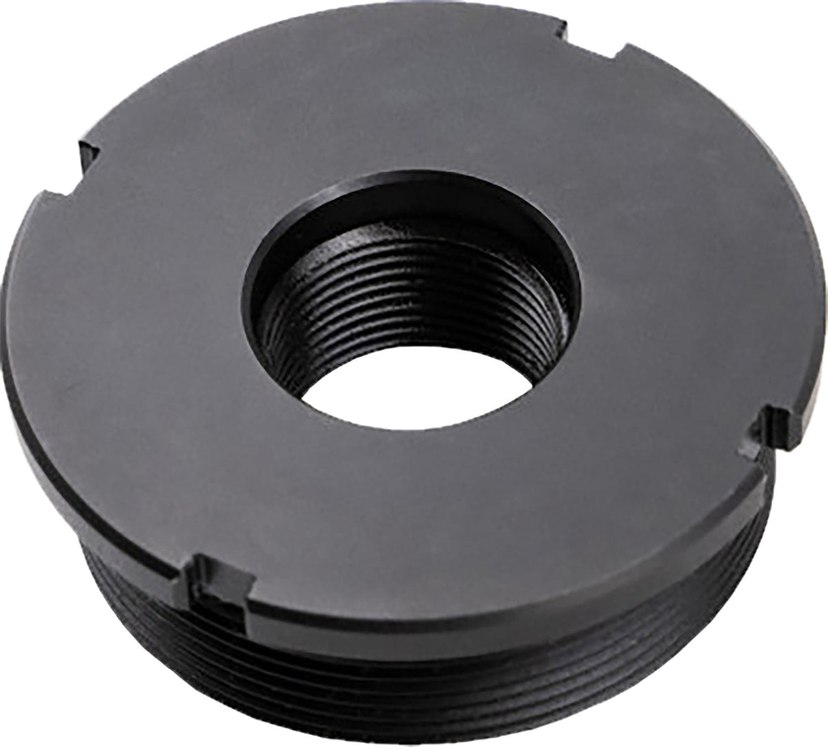 CMMG 55DA503 DEFCAN Direct Thread Mount 1/2"x28 Nitride Black Finish