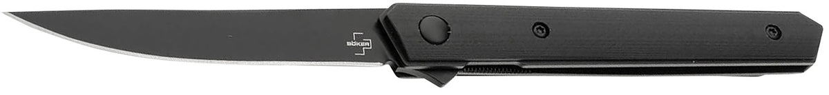 Boker Plus 01BO329 Kwaiken Air Mini Pocket Knife 3.07" Plain Black Blade G10 Handle