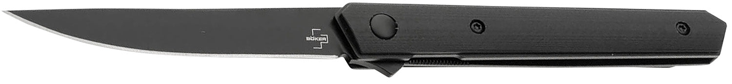 Boker Plus 01BO329 Kwaiken Air Mini Pocket Knife 3.07" Plain Black Blade G10 Handle