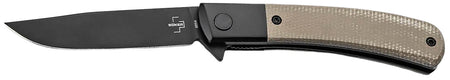 Boker 01BO931 Modern Gentleman Folding Knife 2.95" Black Nitro-V Blade Green Micarta Handle