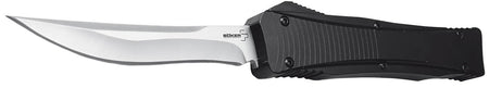 Boker Plus 06EX243 Eagle OTF 3.35" Plain D2 Steel Blade Black Aluminum Handle Automatic Knife