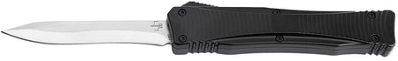 Boker Plus 06EX245 Falcon 2.0 OTF 3.35" Plain D2 Steel Blade Black Aluminum Handle Auto Pocket Knife