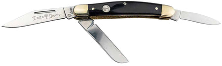 Boker 110857 Stockman Traditional Large Pocket Knife D2 Steel Clip/Sheepsfoot/Spey Blade Brown Jigged Bone Handle