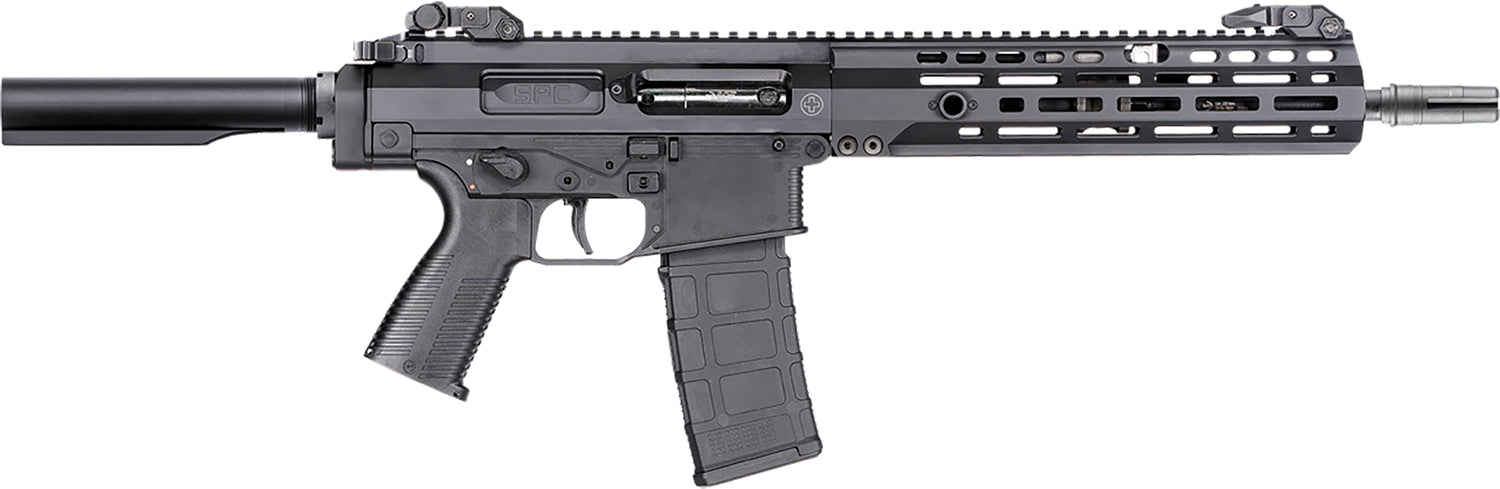 B&T Firearms BT-500290-US SPC 223 Rem/5.56 NATO 33+1 10.50" Black Anodized Threaded Barrel, M-LOK Handguard, Black Hardcoat Anodize Receiver, Black Polymer Buffer Tube, Black Polymer Grip