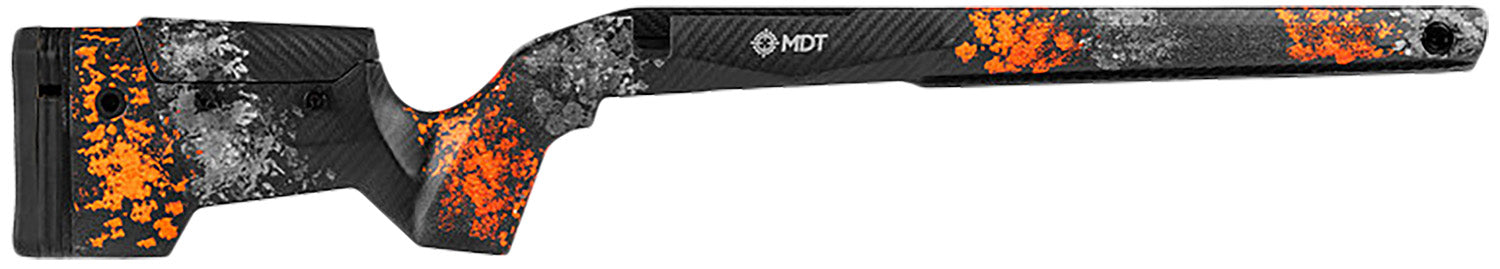 MDT 109559HOG CRBN Rifle Stock Orange/Gray Foam Filled Carbon Fiber for Remington 700