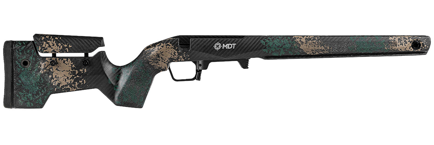 MDT 114482HGF CRBN Rifle Stock Green/FDE Foam Filled Carbon Fiber for Remington 700
