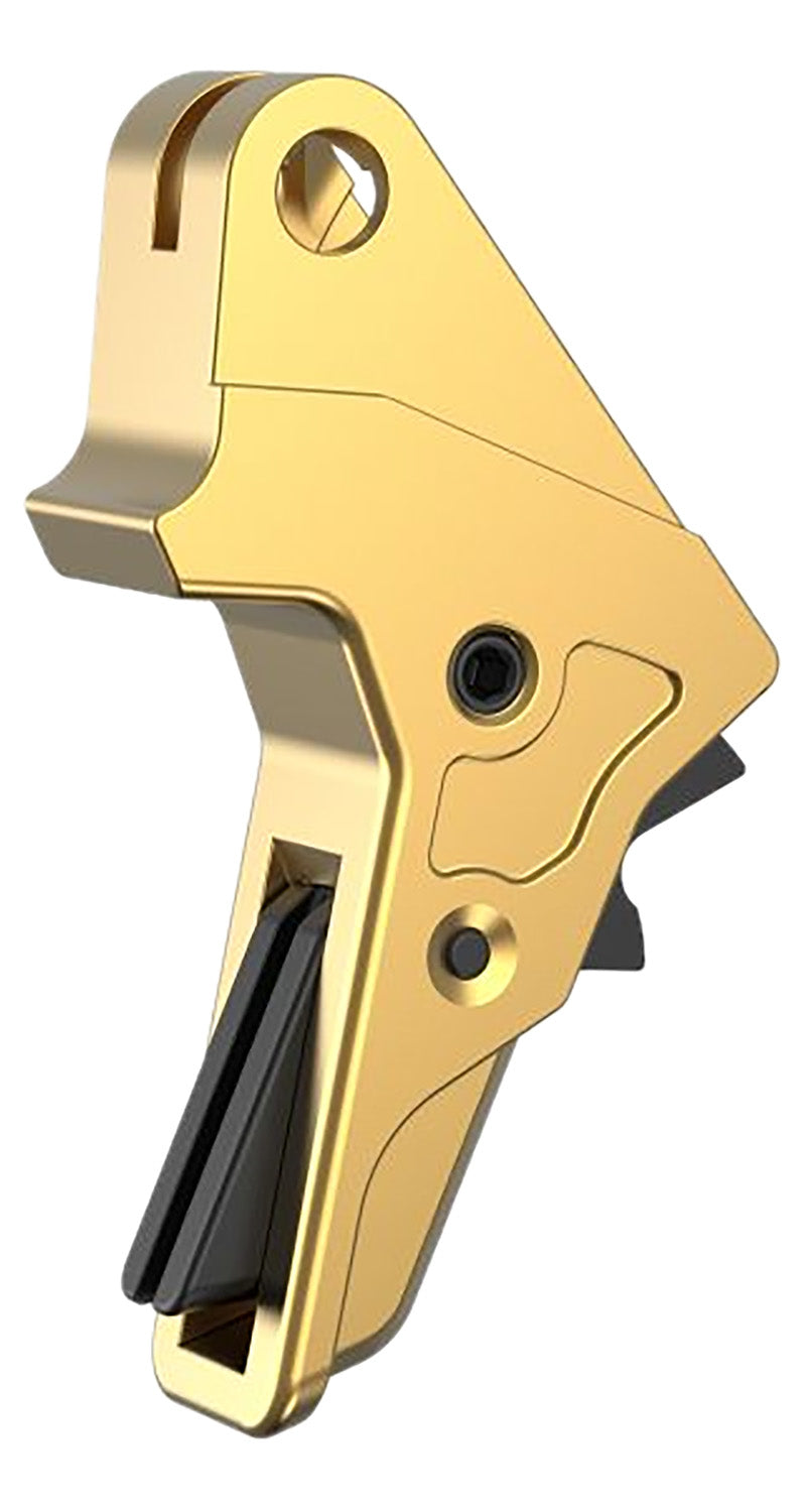 Tyrant CNC TDMPTRIGFSCGOLD/BLK Gold Trigger for S&W M&P Full-Size and Compact 1.0/2.0