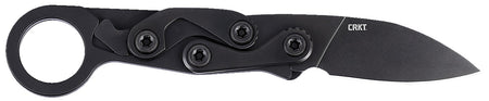 CRKT 4050K Provoke EDC Folding Knife 2.47" Black Oxide D2 Steel Blade, Black Aluminum Handle
