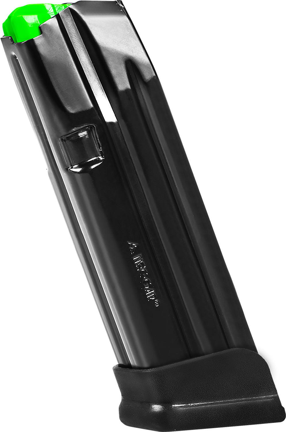 Mec-Gar MGG191800A 18rd 9mm Magazine for Glock 19 Black Steel/Polymer