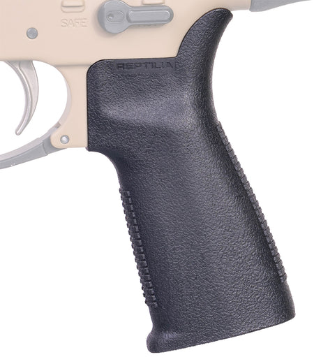 Reptilia LLC 100133 CQG-L Pistol Grip Black Nylon for AR15 AR10 SR25 MCX FN SCAR