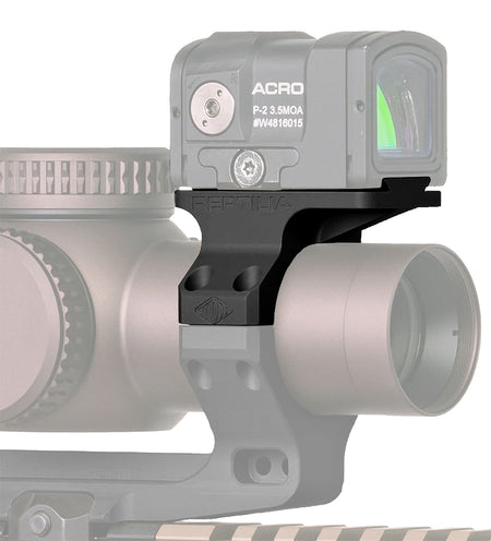 Reptilia ROF-90 34mm Black 7075-T6 Aluminum Offset Optic Mount for AR-15