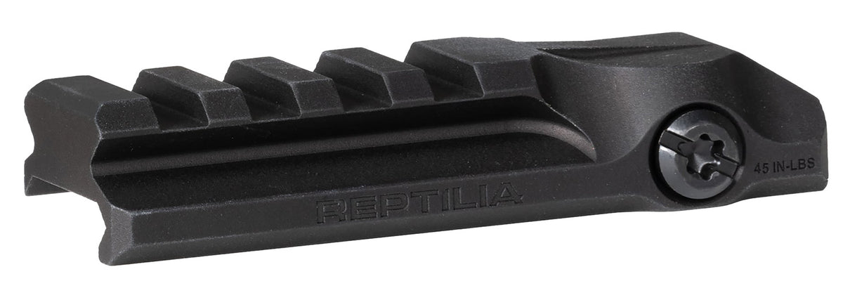 Reptilia RMU Mount Magnifier Black 7075-T6 Aluminum Picatinny Optic Riser