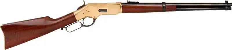 CIMARRON 1866 YELLOWBOY 45LC 19" W/ SADDLE RING BRS RECVR BLUED BBL