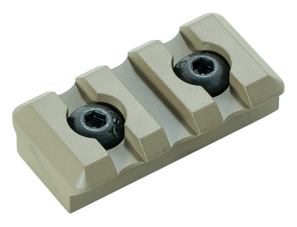 Timber Creek Outdoors M-LOK 3 Slot Picatinny Rail FDE Aluminum for AR-Platform