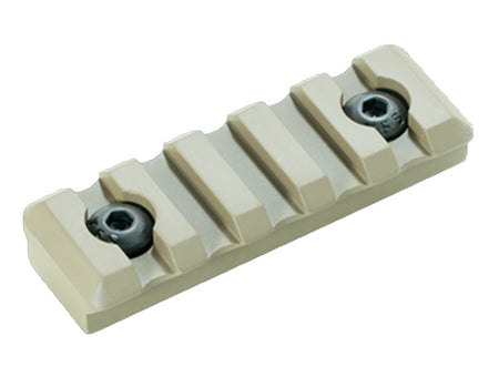 Timber Creek Outdoors M-LOK 5 Slot Picatinny Rail FDE Aluminum for AR-Platform
