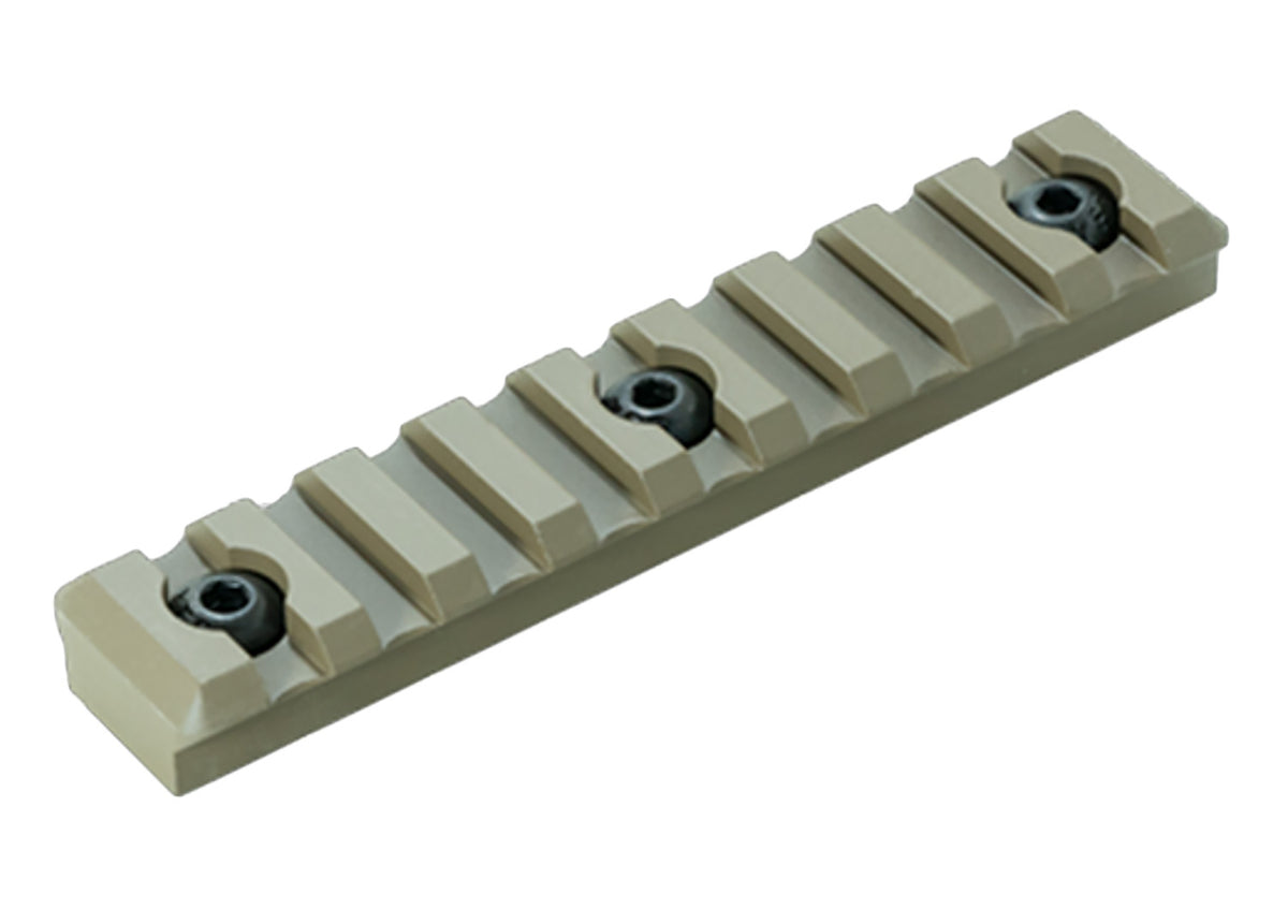 Timber Creek Outdoors M-LOK 9 Slot Picatinny Rail FDE Aluminum for AR-Platform