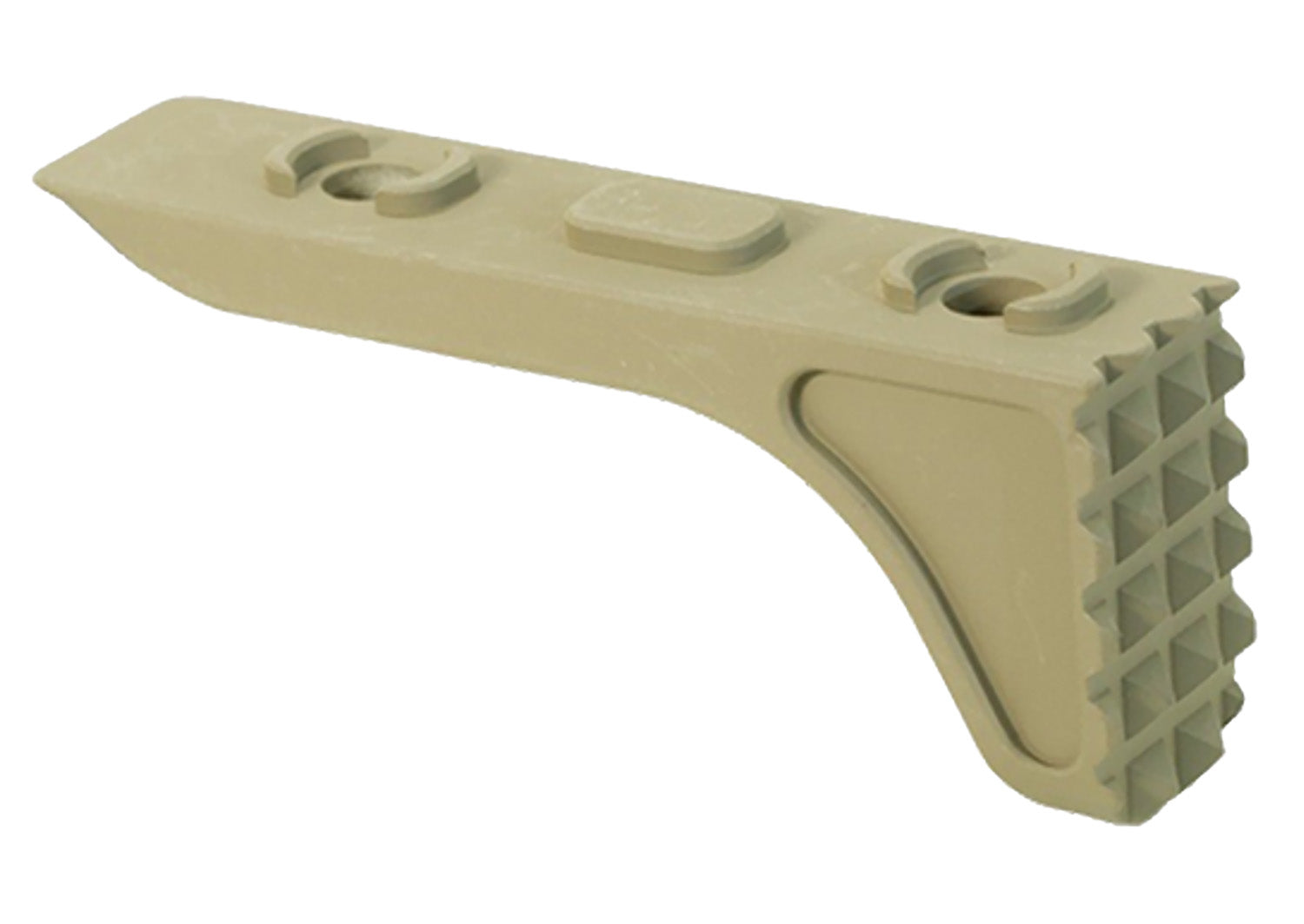 Timber Creek Outdoors Rugged Barrier Stop FDE Aluminum M-LOK
