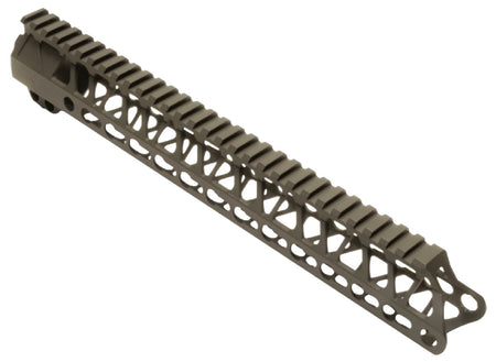 Timber Creek Outdoors ME13HGOD Enforcer 13" Aluminum M-LOK Handguard for AR-15 OD Green