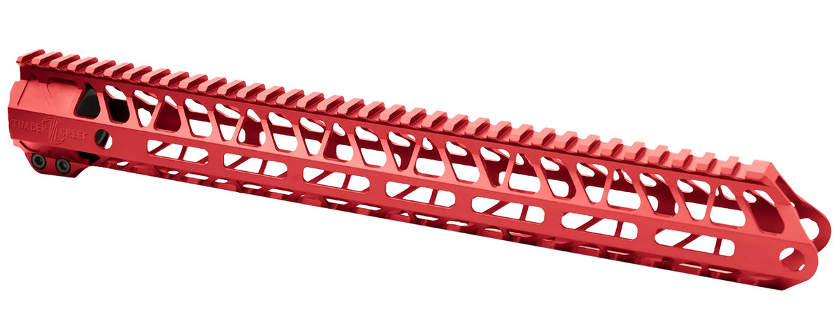 Timber Creek Outdoors ME13HGR Enforcer 13" Aluminum M-LOK Handguard for AR-15 Red