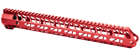 Timber Creek Outdoors ME13HGR Enforcer 13" Aluminum M-LOK Handguard for AR-15 Red