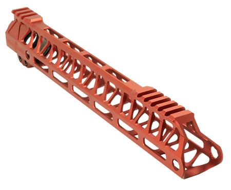 Timber Creek Outdoors ULE13HGR Ultralight Enforcer 13" Red Aluminum Handguard for AR-15