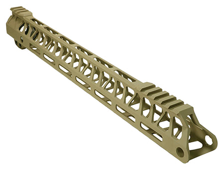 Timber Creek Outdoors ULE15HGFDE Ultralight Enforcer 15" FDE Aluminum Handguard for AR-15