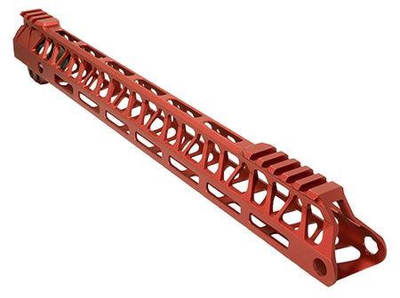 Timber Creek Outdoors ULE15HGR Ultralight Enforcer 15" Red Aluminum Handguard for AR-15