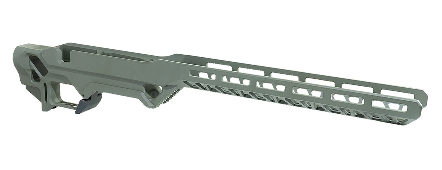 Timber Creek Outdoors Enforcer Rifle Chassis OD Green Aluminum SA Rem700 Right Hand