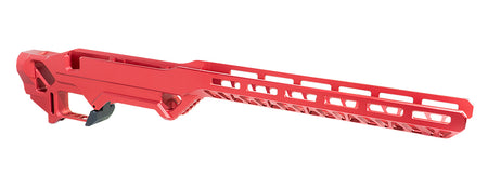 Timber Creek Outdoors ERCR7SAR Enforcer Rifle Chassis Red Aluminum Remington 700 Short Action Right Hand