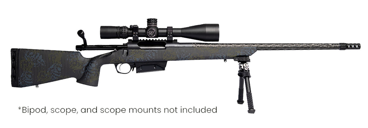 Horizon Firearms RF019C502216C20 Vandal Carbon II 7mm Back Country 22" Black Fluted Barrel, Black Drilled & Tapped Receiver, Black Iota EKO X Carbon Fiber Stock
