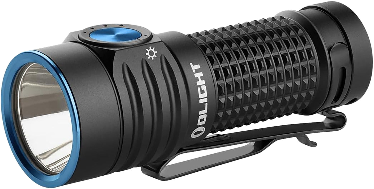 Olight Baton Turbo Black White LED Flashlight 1,000 Lumens 510 Meter Beam Distance