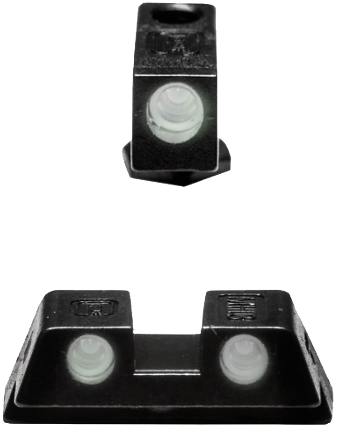 Glock 39928 Green Night Sight Set Black Frame for Glock 42 and 43