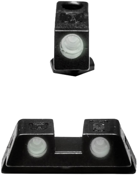 Glock 39928 Green Night Sight Set Black Frame for Glock 42 and 43