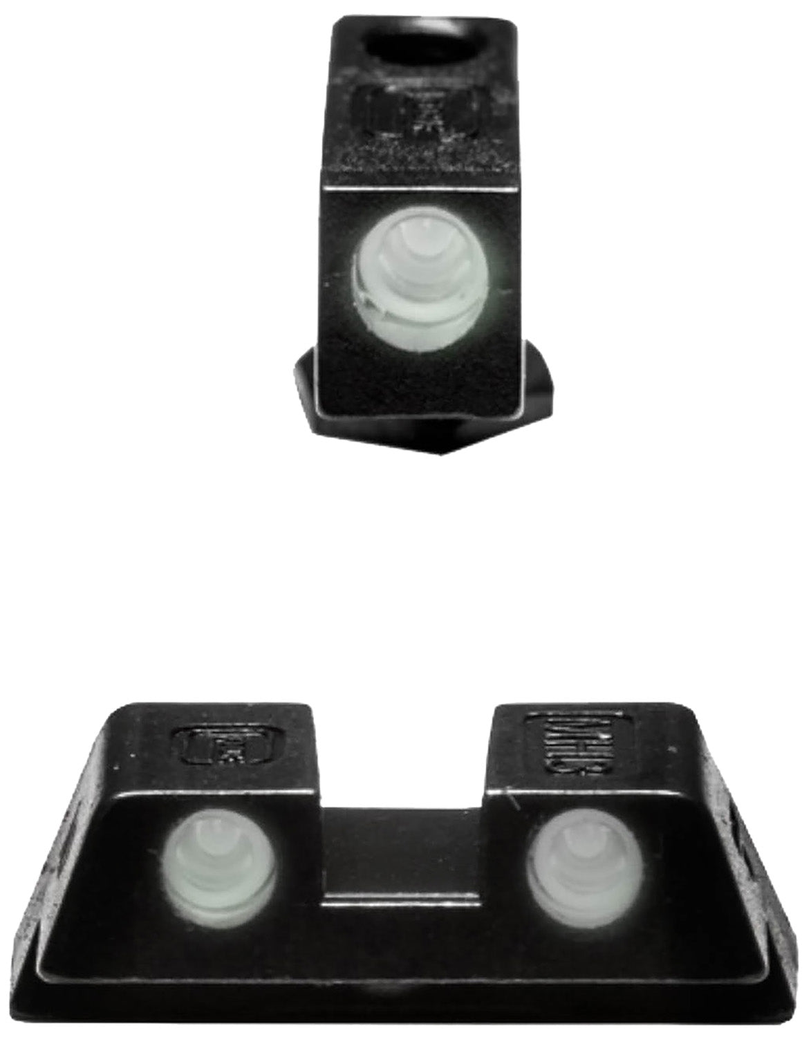 Glock 39929 Green/Green Night Sight Set Black Frame Fits All Models Except G42/G43