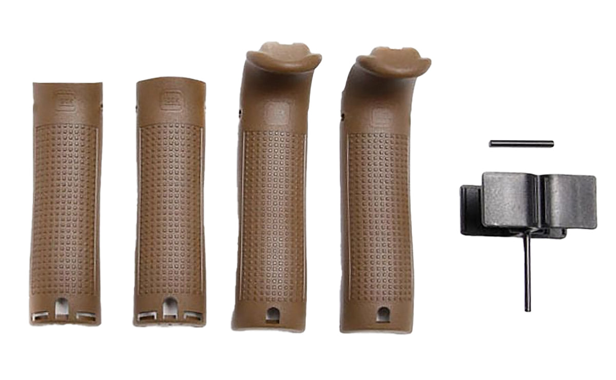 Glock 30864 Backstrap and Beavertail Set Dark Earth Polymer