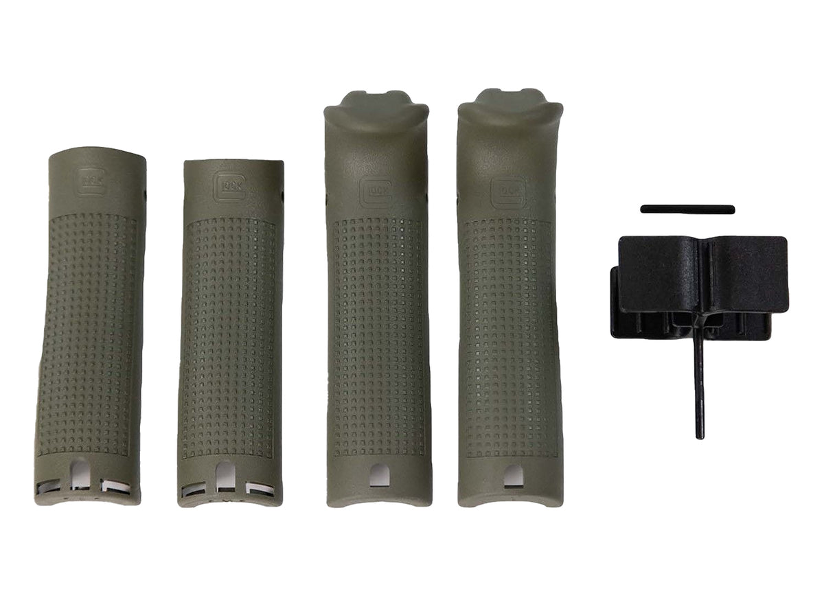 Glock 39841 Backstrap and Beavertail Set Battlefield Green Polymer