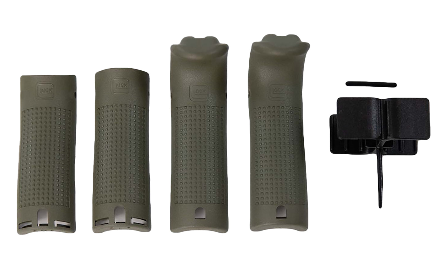 Glock Backstrap and Beavertail Set Battlefield Green Polymer (39842)