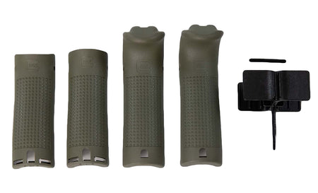 Glock Backstrap and Beavertail Set Battlefield Green Polymer (39842)