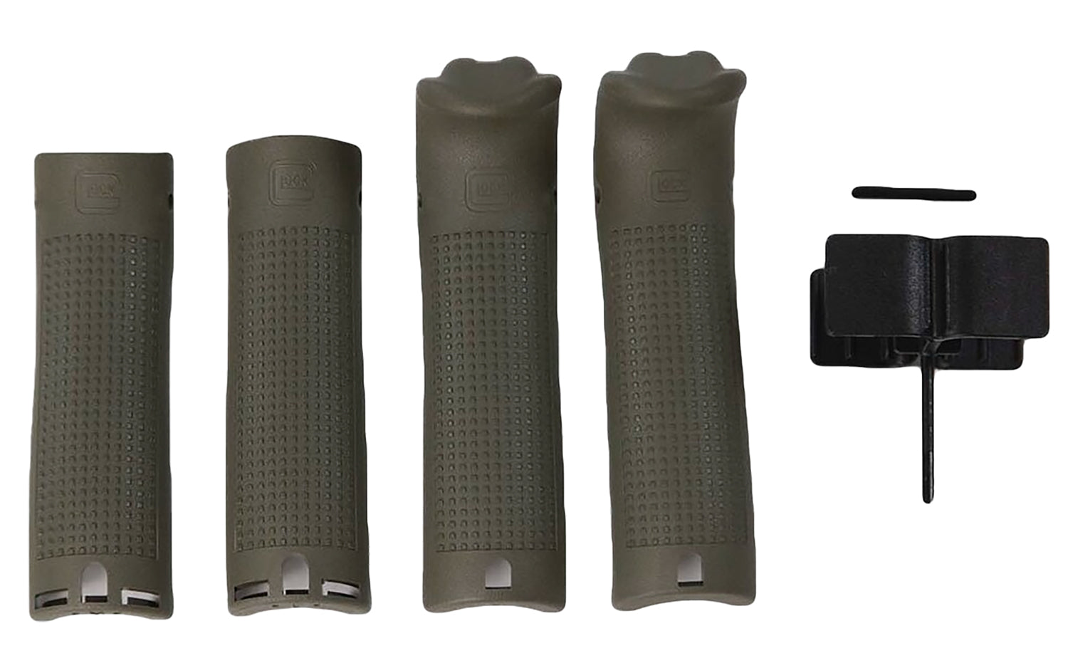 Glock Backstrap and Beavertail Set Battlefield Green Polymer (39843)