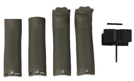 Glock Backstrap and Beavertail Set Battlefield Green Polymer (39843)