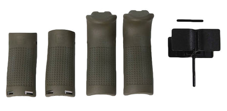 Glock 39844 Backstrap and Beavertail Set Battlefield Green Polymer