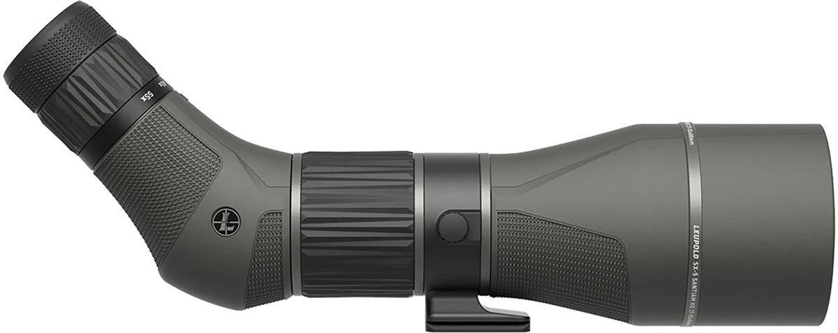 Leupold 185605 SX-5 Santiam HD Angled Body 27-55x 80mm Black Spotting Scope