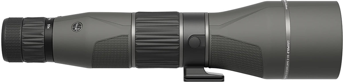 Leupold 185604 SX-5 Santiam HD Straight Body 27-55x 80mm Black Spotting Scope