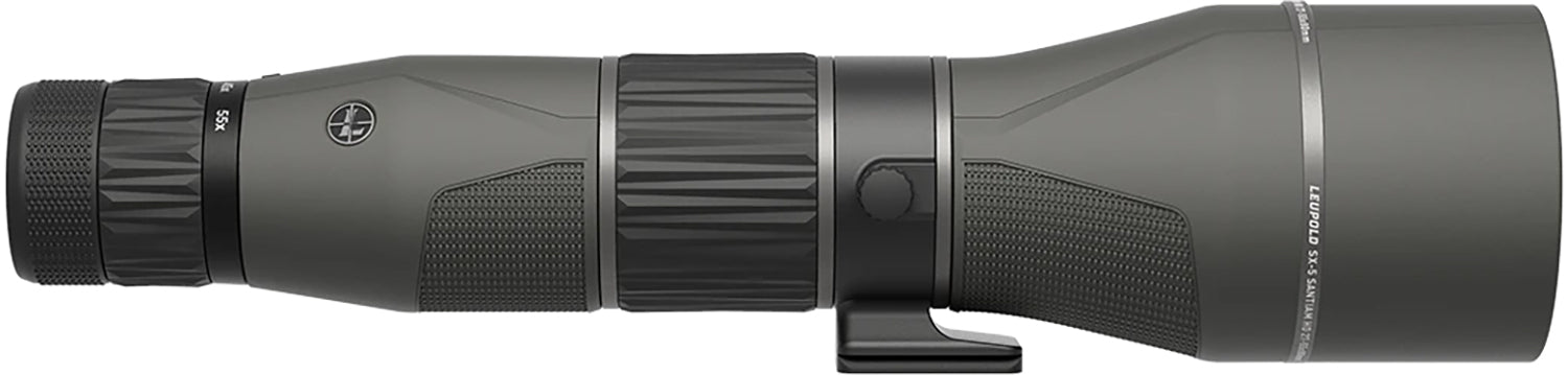 Leupold 185604 SX-5 Santiam HD Straight Body 27-55x 80mm Black Spotting Scope