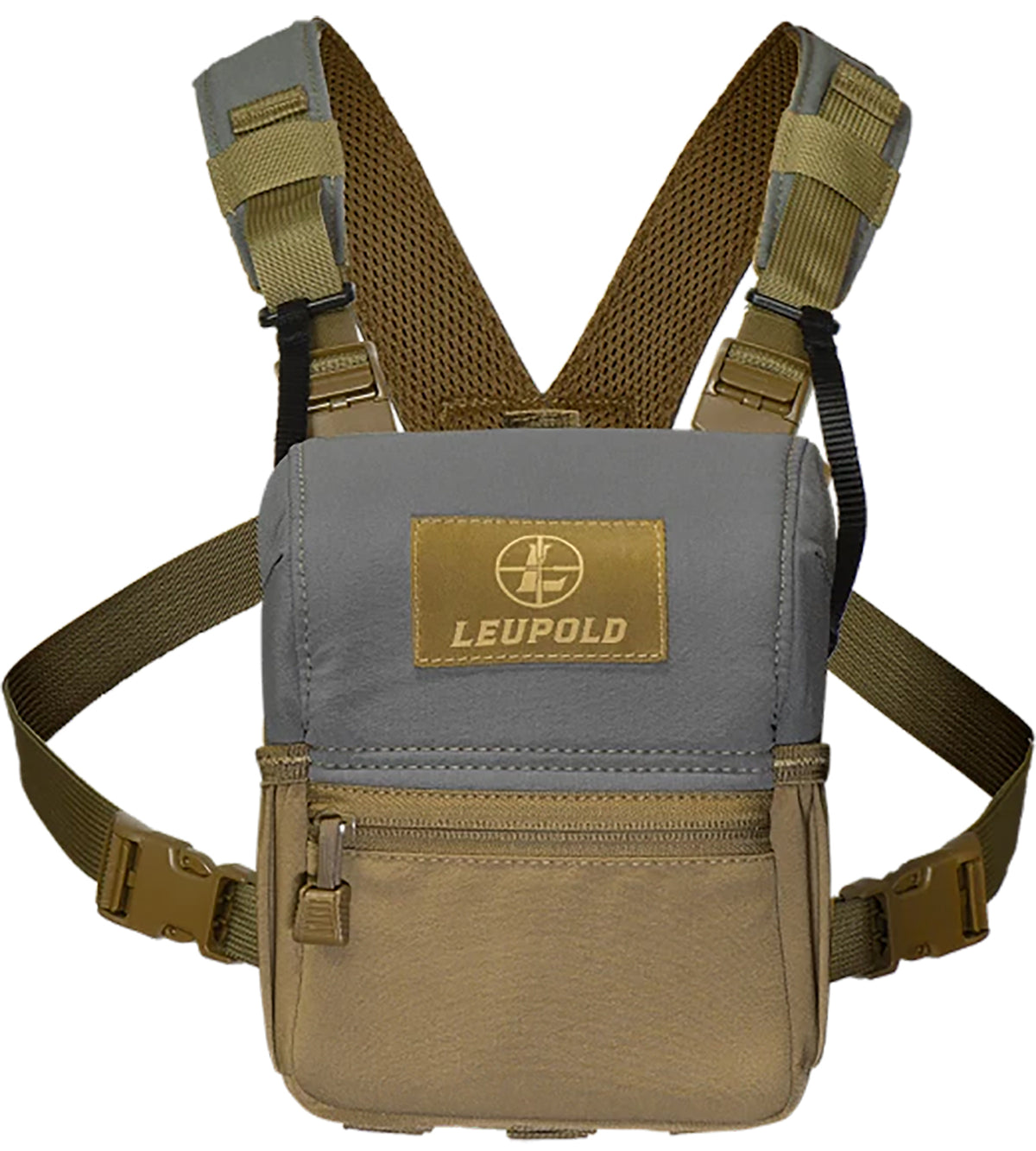 Leupold 185627 Enclosed Non-Magnetic Binocular Harness Tan/Gray