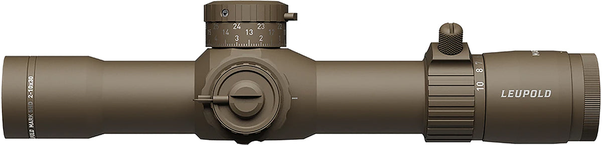 Leupold 179709 Mark 5HD 2-10x30mm Riflescope, 35mm Tube, M5C3 Illuminated FFP CMR-MIL Reticle, FDE